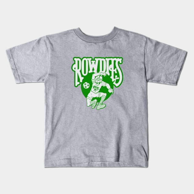 Classic Tampa Bay Rowdies Kids T-Shirt by LocalZonly